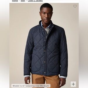 Jcrew mens quilted jacket size S